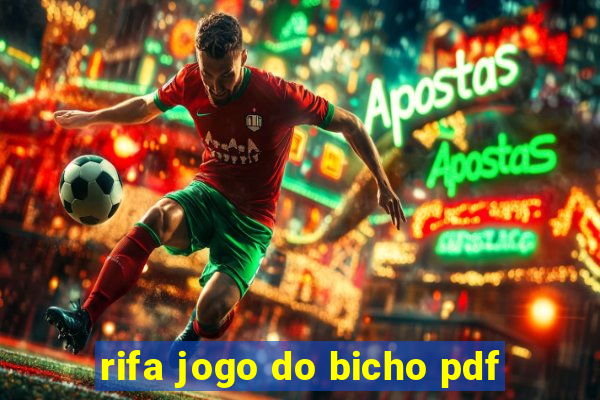 rifa jogo do bicho pdf